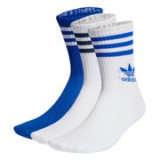 Комплект носков Adidas Mid Cut Crew Socks 3 Pairs Navy blue/White IL5025