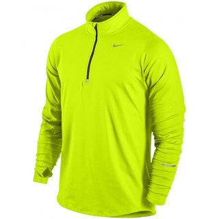 Мужская беговая рубашка Nike ELEMENT 1/2 ZIP 504606 703