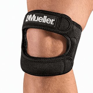 Бандаж на колено Mueller Max Knee Strap Black OSFM 59857