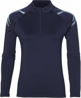Женская беговая рубашка ASICS ICON WINTER LS 1/2 ZIP TOP (W) 2012A012 400