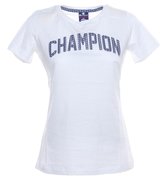 Футболка CHAMPION Crewneck T'Shirt (W) 109568-WHT