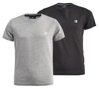Комплект детских футболок Champion 2 Pack Crewneck T-Shirt (Boy) 304935-OXGM/NBK