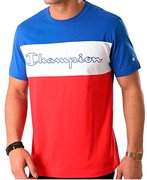 Футболка Champion Crewneck T-Shirt 214244-OLB/HRR/WHT