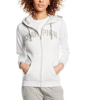 Champion Hooded Full Zip Sweatshirt (W) 108615-SIL