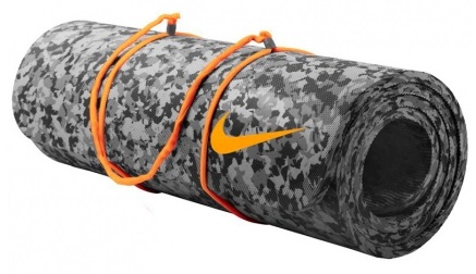NIKE TRAINING MAT NS GREY/BLACK/BRIGHT CITRUS N.EX.05.096 — Спортивный стиль