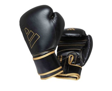 Боксерские перчатки Adidas Hybrid 80 adiH80-black-gold