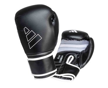 Боксерские перчатки Adidas Hybrid 80 adiH80-black-white