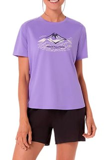 Футболка для бега Asics Fujitrail Logo Ss Top W 2012D432 500