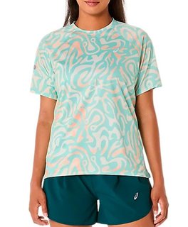 Женская беговая футболка Asics Road Lite-Show Ss Top (Women) 2012D073 300