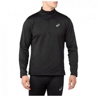 Мужская утепленная беговая рубашка Asics Silver Ls 1/2 Zip Winter Top 2011A013 001