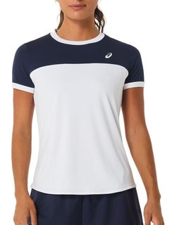 Женская футболка Asics WOMEN COURT SS TOP 2042A262-102