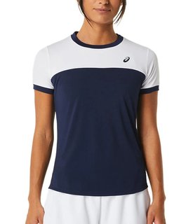 Женская футболка для тенниса Asics WOMEN COURT SS TOP 2042A262-402