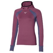 Рубашка для бега Mizuno WARMALITE HOODED LS (W) "VIOLET QUARTZ" J2GCA706-64