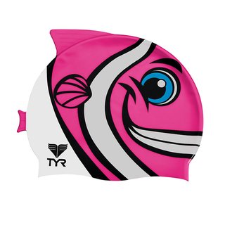 Tyr KID'S HAPPY FISH SWIM CAP LCSHFISH693