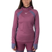 Женская рубашка с капюшоном для бега MIZUNO Warmalite Hooded Ls (W0men) J2GCA706-64