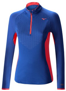 Женская беговая футболка Mizuno Breath Thermo Body Mapping Hz (W) J2GA6706-22