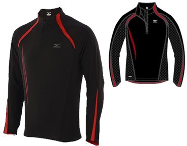Рубашка для бега Mizuno Performance Long Sleeve 1/2 Zip Shirt Men's 67SP053-96
