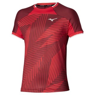 Футболка теннисная Mizuno STRAGAZER GRAPHIC SHORT SLEEVE TEE 62GAD003-63