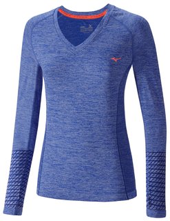 Женская беговая футболка Mizuno Tubular Helix Ls Tee (W) J2GA6732-22