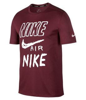 Мужская футболка для бега Nike Breathe Run Top Ss Gx AJ7584 681-SALE