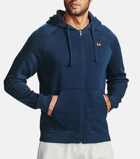 Мужская утепленная толстовка Under Armour Rival Fleece Full Zip Hoodie 1357111-408