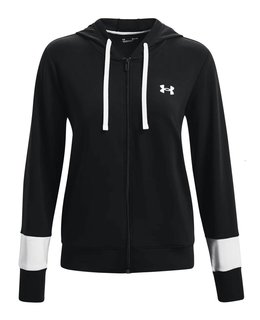 Женская утепленная толстовка Under Armour Rival Terry Colorblock Full Zip Hoodie (Women) 1370941-001