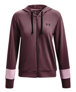 Женская утепленная толстовка Under Armour Rival Terry Colorblock Full Zip Hoodie (Women) 1370941-554