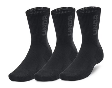 Носки Under Armour UA 3-Maker 3pk Mid-Crew-BLK 1373084-001