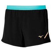  Шорты для бега Mizuno Aero 4.0 Short (Women) Black/Yellow/Blue J2GBB201-09-S