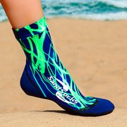 Носки для пляжного волейбола Vincere Classic High Top Sand Socks Green/Navy blue VS-GL